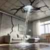 家裡漏水像瀑布，房子會不會像危樓一樣崩塌？